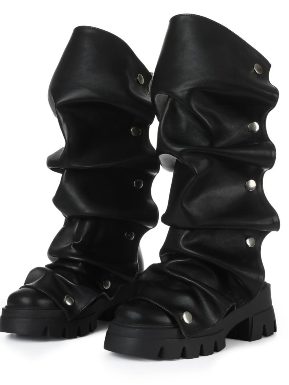Slouchy Boots for Women Fold Over Boots